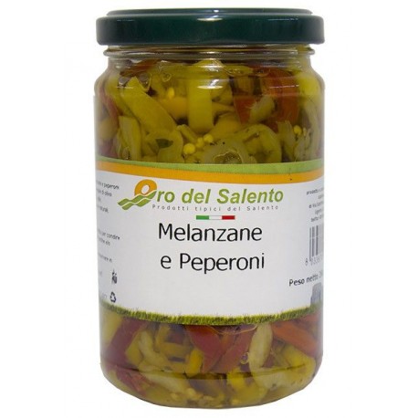 OR_SM2 Eggplants and peppers in extra virgin olive oil
